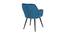 Sia Lounge Chair (Royal Blue, Fabric Finish) by Urban Ladder - Front View Design 1 - 368516