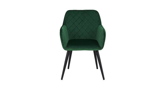 Tabitha Lounge Chair (Dark Green, Fabric Finish) by Urban Ladder - Front View Design 1 - 368517
