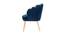 Vienna Lounge Chair (Blue, Fabric Finish) by Urban Ladder - Front View Design 1 - 368518