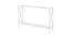 Sebastian Console Table (White, Powder Coating Finish) by Urban Ladder - Front View Design 1 - 368519