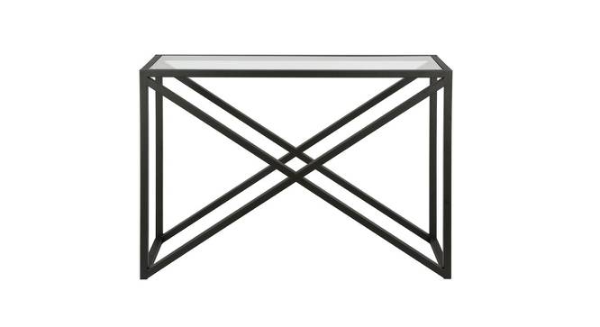 Desmond Console Table - Black (Black, Powder Coating Finish) by Urban Ladder - Front View Design 1 - 368524
