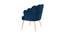 Vienna Lounge Chair (Blue, Fabric Finish) by Urban Ladder - Rear View Design 1 - 368530
