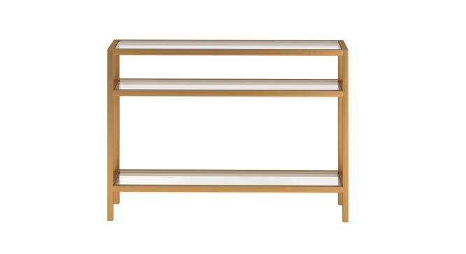 Stella Console Table (Gold, Powder Coating Finish) by Urban Ladder - Rear View Design 1 - 368532