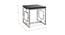 Tallulah Side & End Table (Stainless Steel Finish, Chrome) by Urban Ladder - Design 1 Dimension - 368545