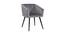 Zoya Lounge Chair (Grey, Fabric Finish) by Urban Ladder - Cross View Design 1 - 368574