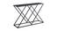 Zane Console Table (Black, Powder Coating Finish) by Urban Ladder - Cross View Design 1 - 368576