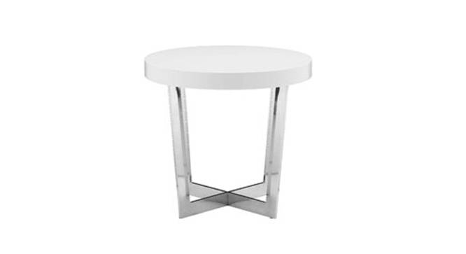 Zola Side & End Table (Stainless Steel Finish, Chrome) by Urban Ladder - Front View Design 1 - 368581