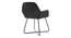 Iris Lounge Chair (Grey, Fabric Finish) by Urban Ladder - Design 1 Side View - 368625