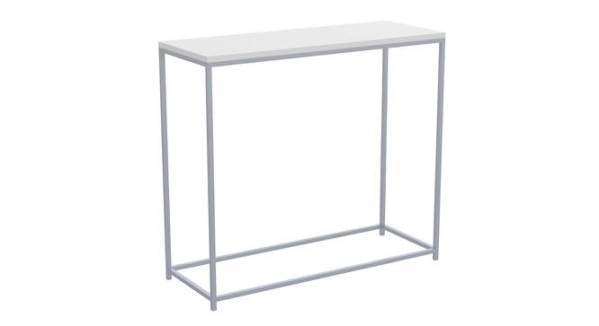 Camden Console Table (Silver, Powder Coating Finish) by Urban Ladder - Front View - 