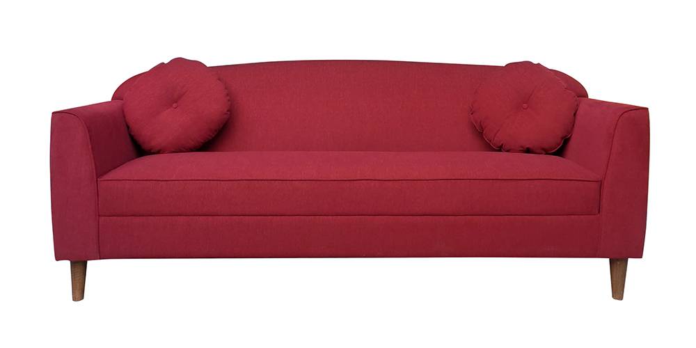 Mayfair Fabric Sofa Red Urban Ladder