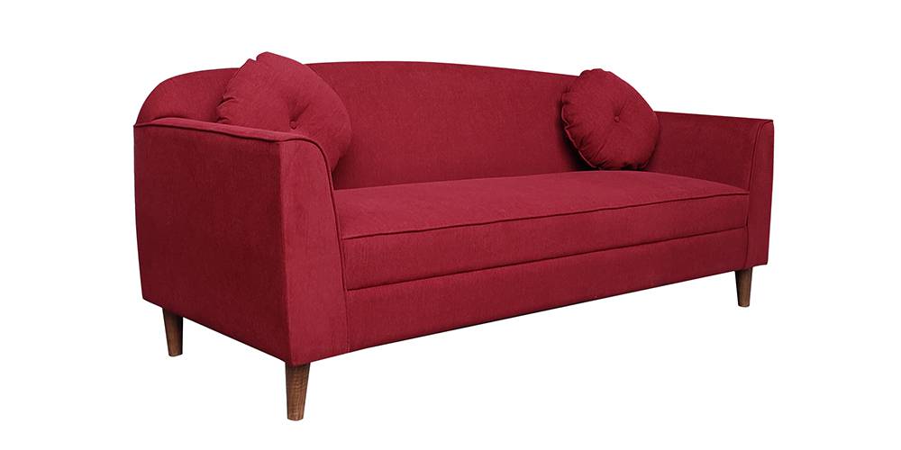 Mayfair Fabric Sofa Red Urban Ladder