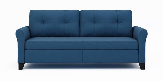 Mersea Fabric Sofa - Blue (Blue, 3-seater Custom Set - Sofas, None Standard Set - Sofas, Fabric Sofa Material, Regular Sofa Size, Regular Sofa Type)