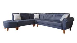 Tembisa Sectional Fabric Sofa - Blue
