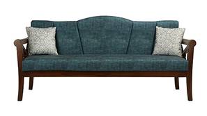 Bari Wooden Sofa  - Blue