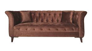 Bunbury Fabric Sofa - Brown