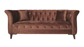 Bunbury Fabric Sofa - Brown