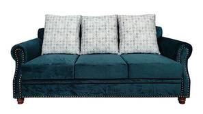 Cancun Fabric Sofa - Teal Green