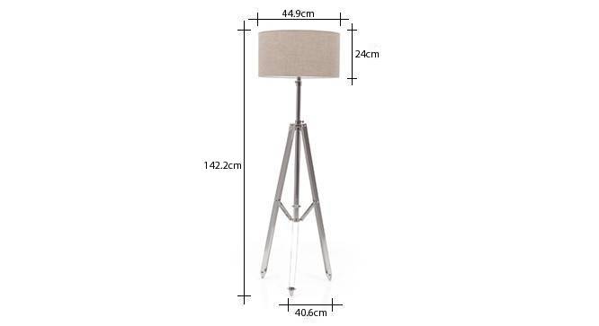 Issac tripod floor lamp natural linen drum shade 8 img 0270 dm