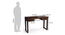 Austen Compact Desk (Mahogany Finish) by Urban Ladder - Dimension - 369344