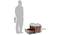 Ohio Bedside Table (Teak Finish) by Urban Ladder - - 