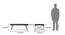 Dyson TV Unit - Coffee Table Set (Walnut Finish) by Urban Ladder - - 