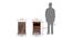 Snooze Tall Bedside Table (Teak Finish) by Urban Ladder - - 