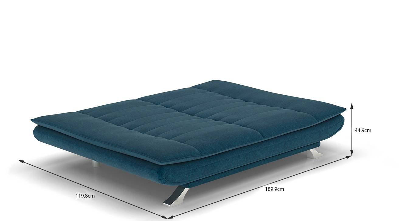 Edo sofa cum bed blue new 510