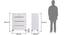 Oslo High Gloss Chest of Drawer Set (White Finish) by Urban Ladder - - 