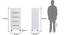 Oslo High Gloss Chest of Drawer Set (White Finish) by Urban Ladder - - 