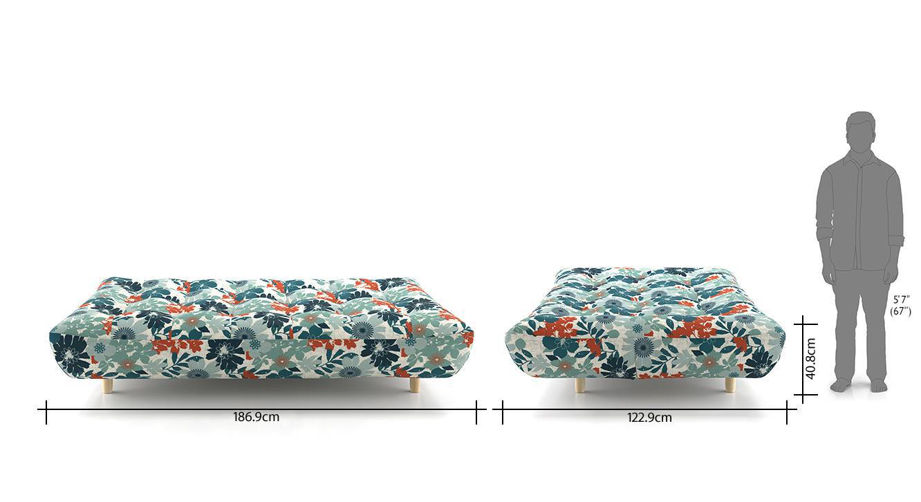 Palermo sofa cum bed floral 10