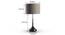 Forge Table Lamp (Black Base Finish, Cylindrical Shade Shape, Grey  Shade Color) by Urban Ladder - - 