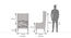 Morgen Wing Chair & Ottoman (Calico Print) by Urban Ladder - - 