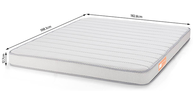 Theramedic Memory Foam Mattress with Temperature Control (King Mattress Type, 78 x 72 in (Standard) Mattress Size, 5 in Mattress Thickness (in Inches)) by Urban Ladder - - 