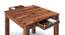Arabia 4 Seater Dining Table (With Storage) (Teak Finish) by Urban Ladder - - 