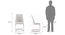 Ingrid Dining Chairs - Set Of 2 (White, Leatherette Material) by Urban Ladder - - 