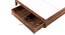Florence Storage Bed (Solid Wood) (Teak Finish, King Bed Size, Monochrome Paisley, Drawer Storage Type) by Urban Ladder - - 