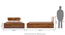 Marieta Storage Bed (Solid Wood) (Teak Finish, Queen Bed Size, Box Storage Type) by Urban Ladder - Dimension - 370183