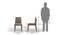 Galatea Dining Chair - Set Of 2 (Teak Finish, Grey) by Urban Ladder - - 