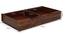 Florence Storage Bed (Solid Wood) (Teak Finish, King Bed Size, Monochrome Paisley, Drawer Storage Type) by Urban Ladder - - 