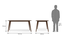 Lawson 6 Seater Dining Table Set (Walnut Finish, Dark Brown) by Urban Ladder - - 