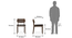 Lawson 6 Seater Dining Table Set (Walnut Finish, Dark Brown) by Urban Ladder - - 