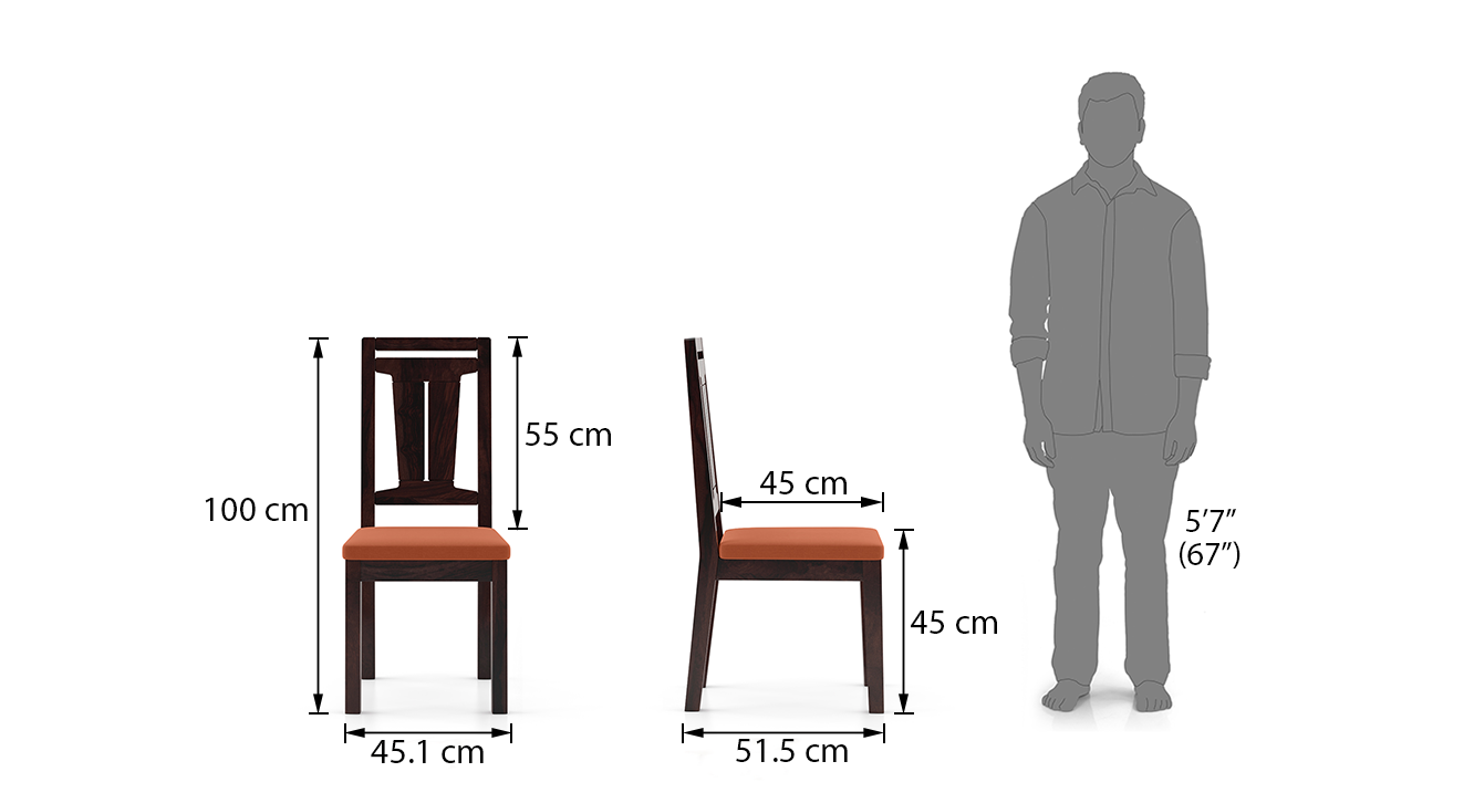 Martha dining chairs mahogany burnt orange 6