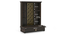 Ruhu Prayer Cabinet (American Walnut Finish, Open Configuration) by Urban Ladder - - 