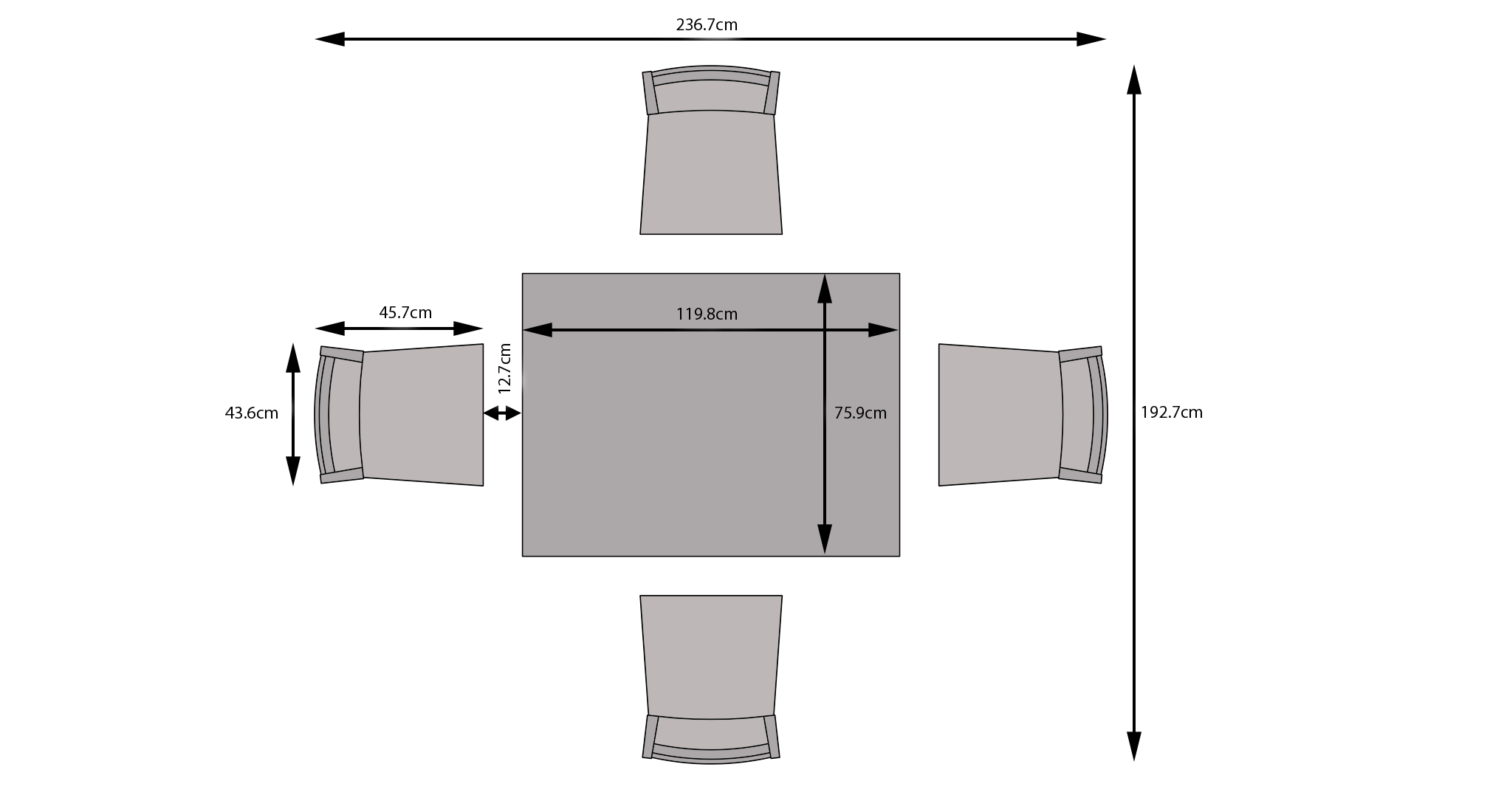 Diner dalla 4 bundle beige 11