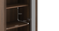 Norland Bookshelf/Display Cabinet (50-book capacity) (Columbian Walnut Finish) by Urban Ladder - - 