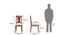 Arabia Storage - Martha 4 Seater Dining Table Set (Teak Finish, Wheat Brown) by Urban Ladder - - 