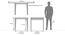 Murphy 4-to-6 Extendable - Lawson 4 Seater Dining Table Set (Dark Walnut Finish, Dark Brown) by Urban Ladder - - 