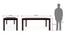 Arabia XL Storage - Martha 6 Seater Dining Table Set (Mahogany Finish, Burnt Orange) by Urban Ladder - - 