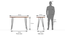 Dybek Study Table (Teak Finish) by Urban Ladder - - 