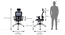 Edmund Study Chair (Black, Beta Chair Base) by Urban Ladder - - 
